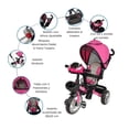 thumbnail image 2 of Triciclo para Niños The Baby Shop  para bebés, evolutivo Luz y Sonido Rosa -, 2 of 8