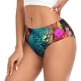 thumbnail image 2 of Balery Colorful Flower Bird Ropa Interior de Algodón para Mujer con Dibujo – Braguitas Cómodas y Elásticas, Estilo Clásico-3X-Large, 2 of 6