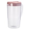 thumbnail image 4 of EeaseCA 2600ML Large Capacity Beverage Storage Container Heat Resistant Cold Water Jug Plastic Juice Pitcher Household Teapot Kettle(Pink), 4 of 9