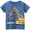 Blue, variant on Boys T Shirts Size 4-6Y Youth Construction Vehicle Print Short Sleeve Round Neck Tee Toddler Boy Clothes