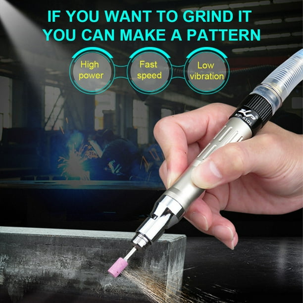 Clairlio Air Micro Die Grinder Kit Pneumatic 6500RPM Mini Pencil