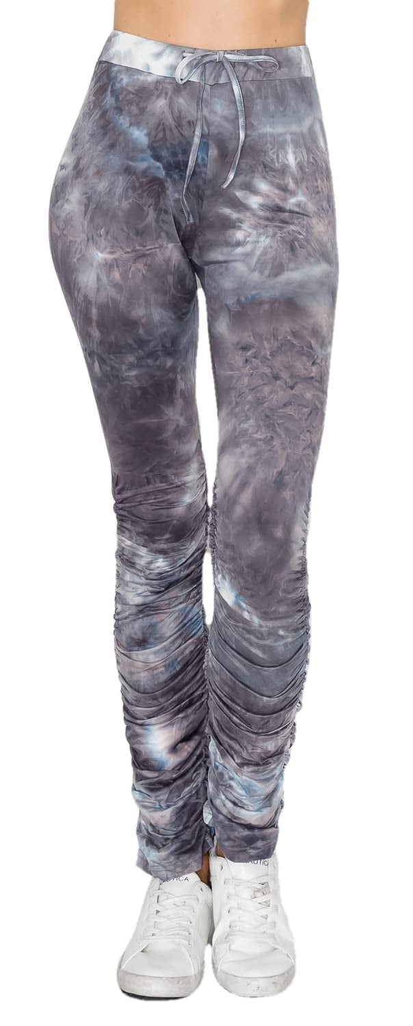 GLASS TWO Women's Stacked Pants Casual 