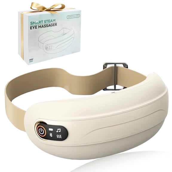 Laxodor Heated Eye Massager with Air Compression and Bluetooth Music, FSA HSA Eligible, Birthday Gifts for Women/Men