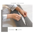 thumbnail image 4 of 16x6in Round Side Sleeping Bolster Pillow, Detachable Washable Cover with Inner Core, Multi-Use Leg Pillow for Sofa & Bed, Comfortable Support Pillow for Home Use, 4 of 7