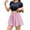 Red, variant on ZHOGXU Stylish Midi Skirts For Womens Solid Color Summer Elastic Waist A Line Outdoor Shopping Dating