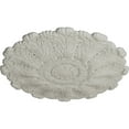 thumbnail image 3 of 31"OD x 1 1/2"P Durham Ceiling Medallion (Fits Canopies up to 4 1/4"), Hand-Painted Pot of Cream, 3 of 6