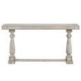 thumbnail image 3 of Furniture of America Fieldz 59-Inch Antique White Wood Finish Console Table, 3 of 7