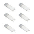 thumbnail image 4 of 6-Pack G9 LED Bulbs, 360° Heat Dissipation, Energy-Saving, Standard Interface, Cold White Light, 220V, 2W, 4 of 8