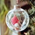 thumbnail image 4 of Kearding Decoraciones de bolas de Navidad versátiles de plástico, aspecto exquisito y duradero, ampliamente utilizado Kits de decoración para fiestas púrpura, 4 of 6