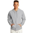 thumbnail image 1 of Hanes Mens ComfortBlend EcoSmart Full Zip Hoodie, XL, Ash, 1 of 5