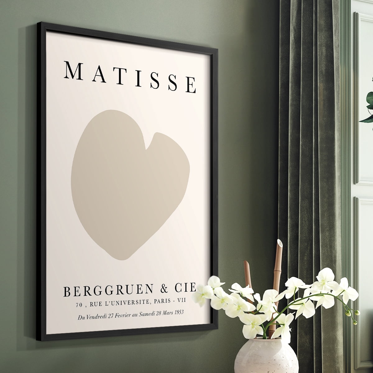 Matisse CCXIX in Solid Wood 8 x 10 Framed Print