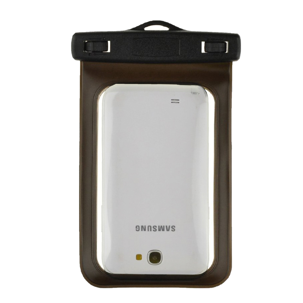 Waterproof Case Smartphone Dry Pouch (Black) w/ Neck Lanyard - Compatible w/ iPhone XR/XS/XS Max/X/8+ Galaxy S10+/S9+ Note 9/8 Pixel 3 XL Phones up to 6.5” Great for Swim Pool Beach Bath Travel