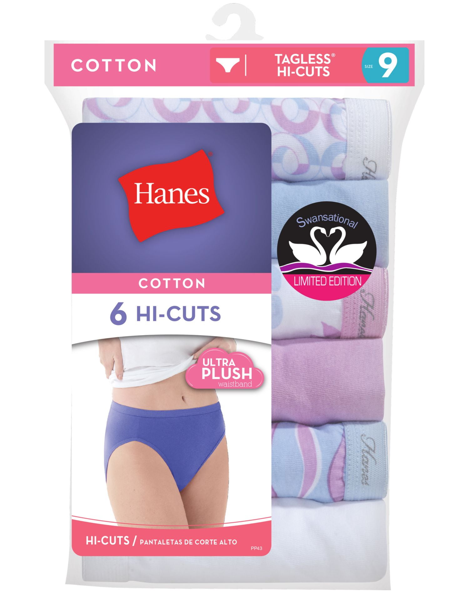 Hanes 6-Pack Cotton Panty - Hi-Cut - White – Johnson's Fashion and Footwear