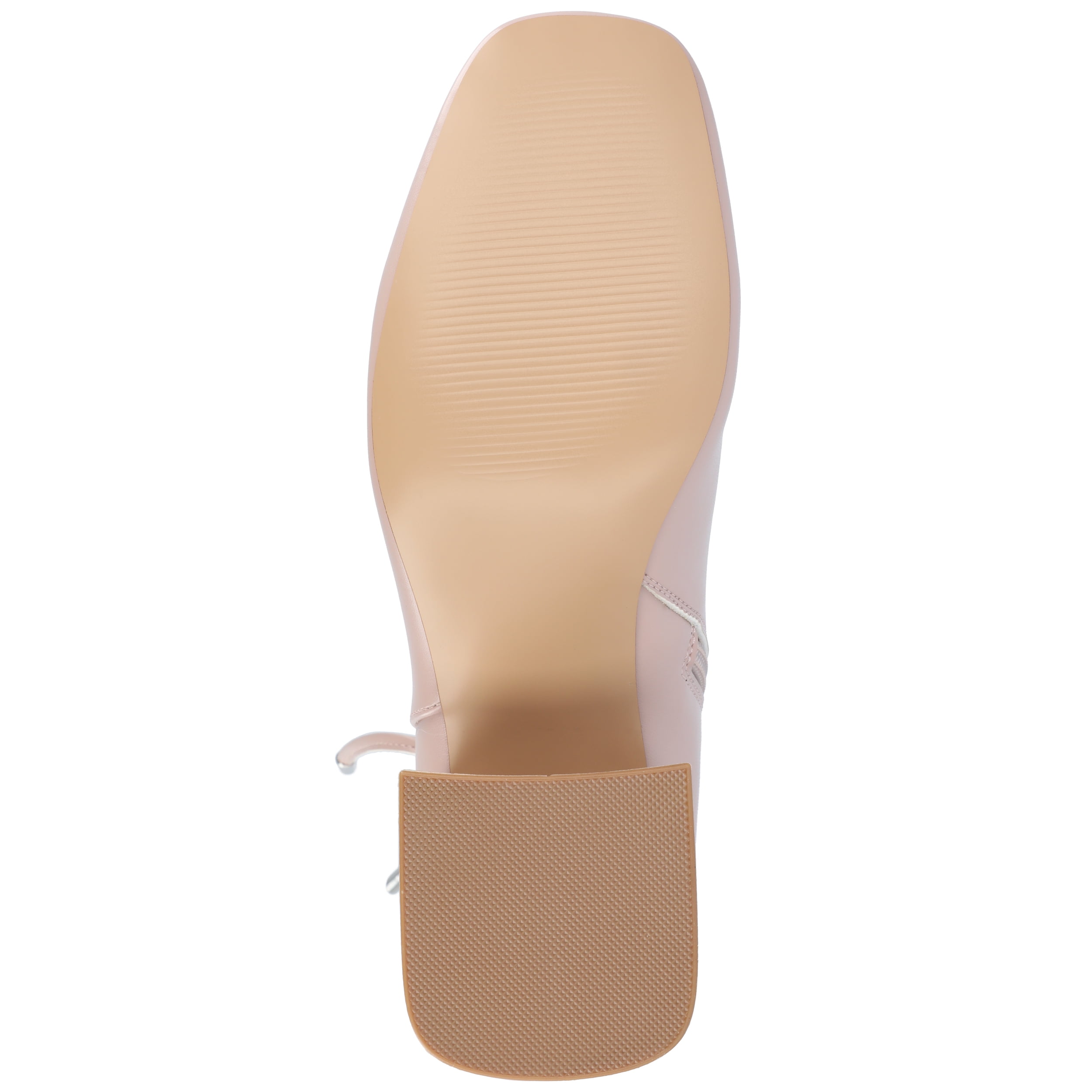 Journee Womens Beverley Covered Block Heel Square Toe Booties, Widths Available