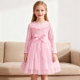 thumbnail image 5 of Nmnitkp Robe en Tulle pour Filles Tout-Petits Été Manches à Volants Robe Tutu Princesse Fête Décontractée à Étages 3-9 Ans, 5 of 5