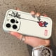 thumbnail image 5 of Marvel SpiderMan Mini para iPhone 15 14 13 12 11 Pro Max XS Max X XR 7 8 Plus 6S 5S caja de teléfono con escalera de ojos líquidos, 5 of 5