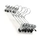 thumbnail image 1 of Perchas de Metal Zhivalor Antideslizantes con 2 Clips Ajustables Negro 10 Unids, 1 of 5