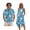 Blue Turtle Starfish, variant on Whosucclay Palm Tree Print Matching Hawaiian Outfits for Couples, Womens Casual Summer Sleeveless Crewneck Midi Dress Sundress and Mens Hawaiian Shirts Button Down Plus Size, S