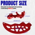 thumbnail image 2 of ALLTIMES Rear Brake Disc Guard for Sur-Ron Ultra Bee 2023, Red 6061 Billet Aluminum, 2 of 12