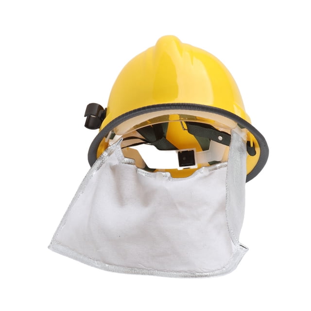 Casco de seguridad para bomberos con lámina de aluminio, ignífugo y resistente a perforaciones.