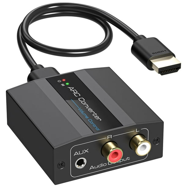 Extractor de audio HDMI ARC XPTSFDU 4K60 Hz con 3,5 mm y L/R