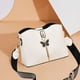 thumbnail image 5 of Women's Soft Washed Leather Shoulder Bag Multi-Zip Large Capacity Handbag For Daily Use, Travel, Work, Shopping, 5 of 9