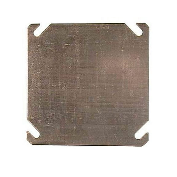 4 in. Square Cover, Flat, Blank