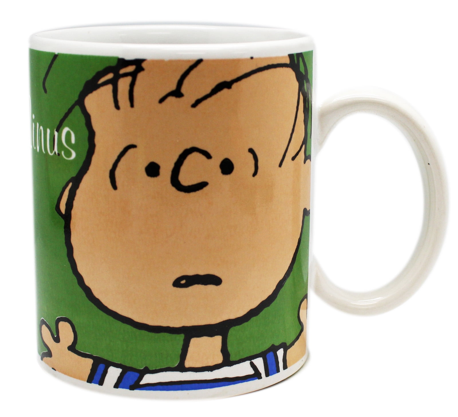 Peanuts 60th Anniversary Green/White Linus Ceramic Coffee Mug