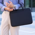 thumbnail image 4 of Hfnxid Men Durable Travel Laptop Bag Work Computer Cover Carrying Bag Briefcase Zippered Accessory Storage Handbags, 4 of 7