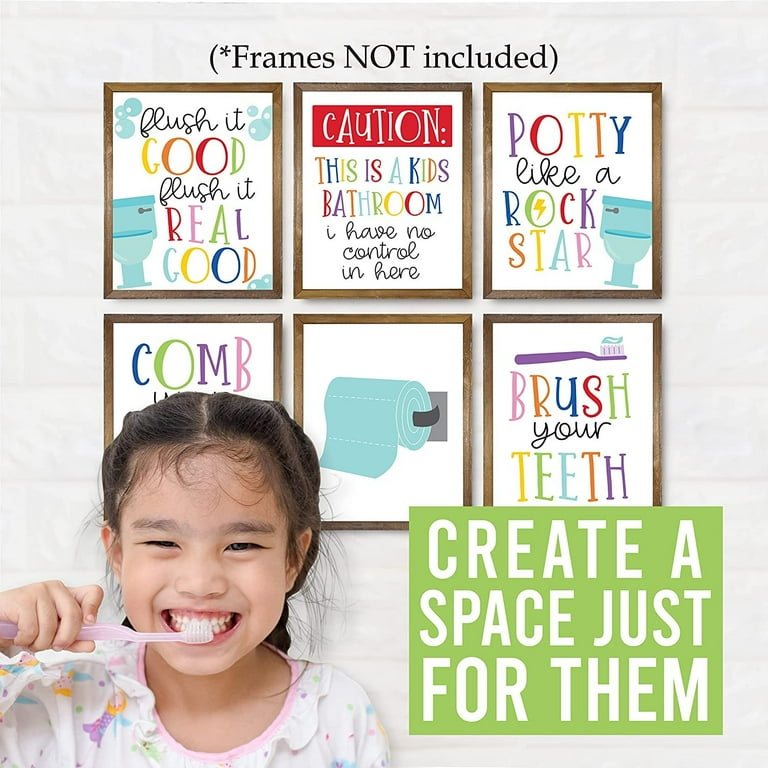 Printable Bathroom Signs For Kids