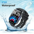 thumbnail image 5 of Fpogbef Smart Watch, 1.85'' HD Fitness Tracker Sport Smart Watches for Women Men,24 Sport Modes Smartwatch Waterproof Fitness Watch for Android iOS, Black, 5 of 11