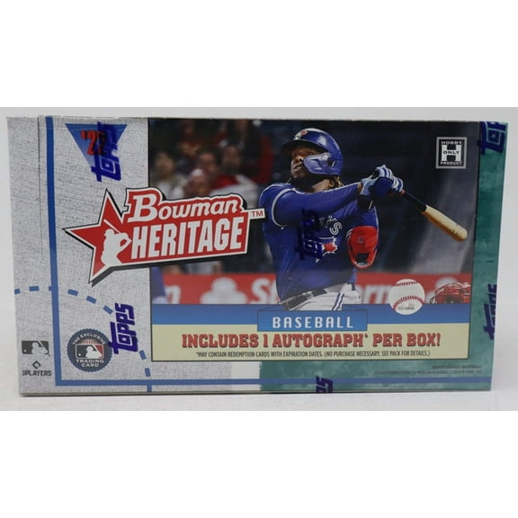 2022 Bowman Heritage Baseball Box (Hobby) (24/10)