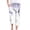 Pink, variant on Dasayo Bohemian Women Pants High Waisted Pink Straight-Leg Slacks Beach Drawstring Floral Capris Joggers for Women L