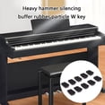 thumbnail image 2 of Replacement Rubber Dampers For PX Digital Piano Keyboards Repair Parts Noise Reductions Pad, 2 of 6