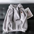 thumbnail image 3 of Sudaderas con capucha para niños, ropa de otoño e invierno para niñas, sudaderas con capucha dobles afelpadas, cálidas y esponjosas, sudaderas con capucha gruesas y holgadas, 3 of 5