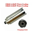 thumbnail image 2 of 5.5KW Water Cooled Spindle CNC Water-cooling Motor ER25 Collect 4.5KW ER20 For Engraving Router Woodworking Carving Machine Kit ,Easy to Install, 2 of 7