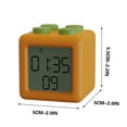 thumbnail image 3 of Iumwxz alarm clock Building Block Timer Dedicated Manager For Children's Learning Timed Reminder Self-discipline Alarm Timer reveil matin digital clock Orange Plastic Clearance, 3 of 3
