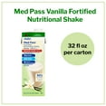 thumbnail image 2 of Hormel Med Pass Vanilla Nutritional Shake, Reduced Sugar, 32 oz Carton, 1 Ct, 2 of 6