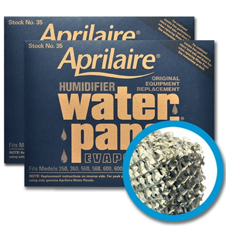 Aprilaire 35 Water Panel, Fits Humidifiers 600, 600A, 600M, 700, 700A, 700M, 760, 768, 350, 360, 560 and 568 (Pack of 2)