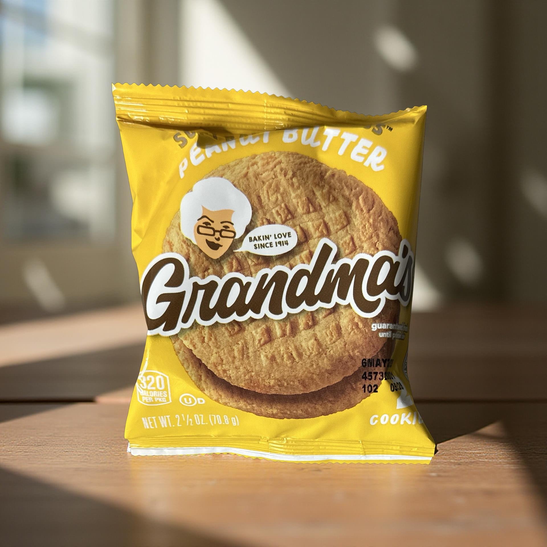 Big Cookie, Grandma's Peanut Butter Cookies, 66 Total Cookies, 33