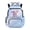 Cute Cartoon Baby Elephant Print, variant on Orange Sports Car Splatter School Backpack with Multi-Pocket, Breathable Lightweight 17 Inch School Bag for Back to School Elementary