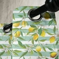 thumbnail image 2 of Ambesonne Art Grommet Curtain Single Panel, Blooming Lemon Tree, 50"x60", Fern Green Seafoam, 2 of 5
