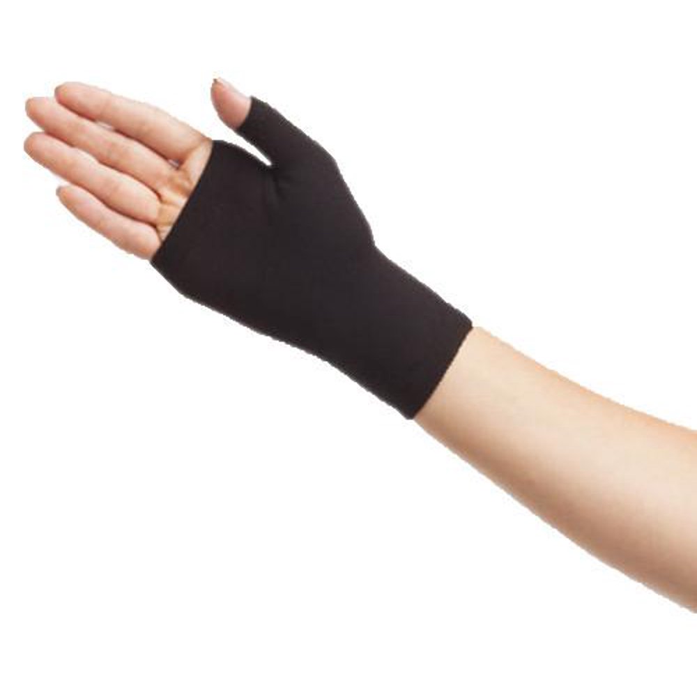 Juzo 2301 Seamless Lymphedema Gauntlet 20 30 Mmhg Black Medium Reg Reg