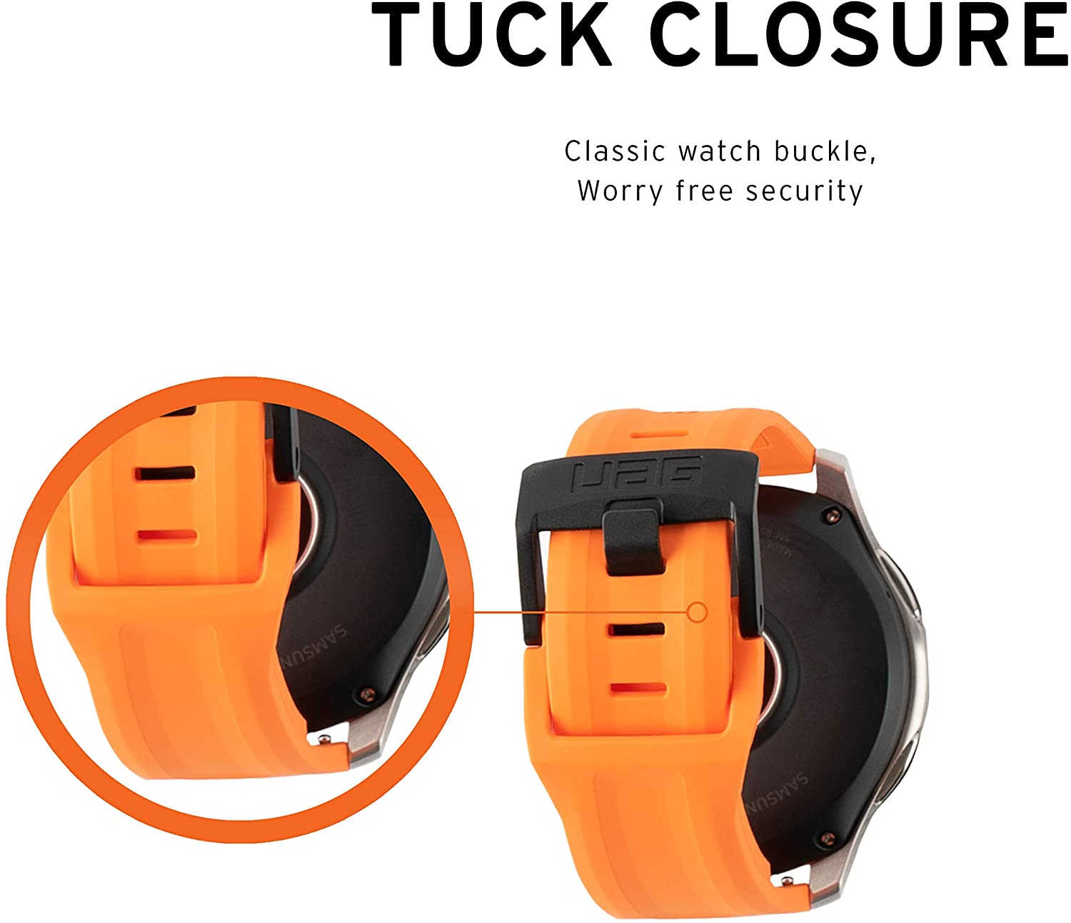 URBAN ARMOR GEAR UAG Compatible with Samsung Galaxy Watch 46mm Silicone  Band Scout [Orange] Fits 22mm Watch Lugs, Slim | Walmart Canada