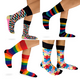 thumbnail image 3 of Calcetas LGBT Arcoíris Pride Colores Moda 10 Pares Mad Socks Calcetines vestir divertidos, 3 of 3