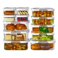 thumbnail image 1 of Felli Duo Loc Meal Prep Container for Refrigerator, Leak Proof Stackable Kitchen Tupperware for Leftovers Food Storage Travel Lunch Container, Christ, 1 of 9