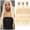 8inch, variant on Long Straight 613# Golden Human Hair Wig for Women - Body Wave Texture for Natural Look