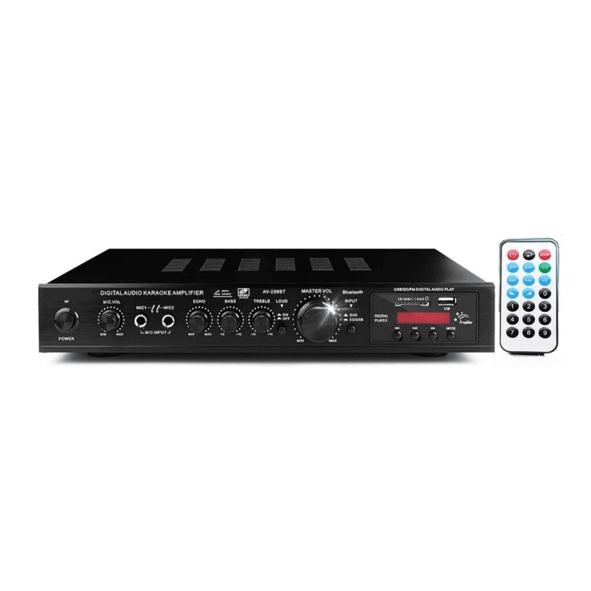 Sunbuck Av-298bt Amplificador De Audio Case 5 Canales 2000w | Walmart ...