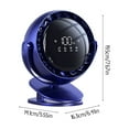 thumbnail image 4 of Hwkond Table Fan Portable Recirculating Fan USB Chargeable Chiller With 4-Speed With LED Lights For Home Office Bedroom on Clearance, 4 of 6