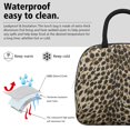 thumbnail image 3 of Womens Brown and Black Leopard Print Lunch Box for Work,Insulated Lunch Bag for Women,Loncheras Para Mujer,Leakproof Adult Lunch Bag for Work,Beach,Travel,Picnic,Camping, 3 of 7
